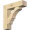 Ekena Millwork Balboa Block Rough Sawn Bracket w/ Offset Brace, Douglas Fir, 8"W x 30"D x 30"H BKT0806X30X30BOA05RDF - alternate 1